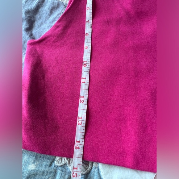 KOOKAI Womens Hot Pink Party Preppy Summer Vacation Sleeveless Crop Top 0 - Picture 6 of 6